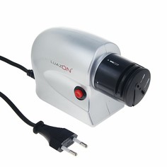 Ножеточка luazon lte-01, электрическая, для ножей/ножниц/отверток, 220 в, серая