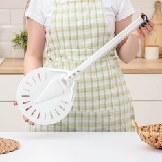 Лопатка перфорированная unique, 63×23 см, цвет белый NO Brand