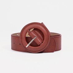Ремень женский, ширина 4,2 см, цвет бордовый NO Brand
