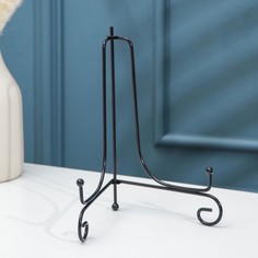 Подставка под тарелки доляна, 13,5×20 см, цвет черный