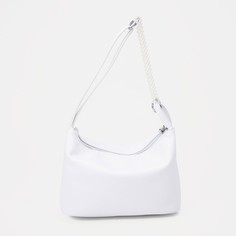 Сумка-мешок на молнии, цвет белый NO Brand