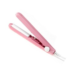 Выпрямитель luazon lw-27, мини, 25 вт, керамическое покрытие, 180°c, розовый