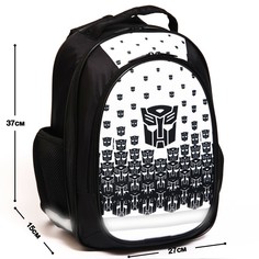 Рюкзак школьный с эргономической спинкой, 37х26х15 см, трансформеры Hasbro