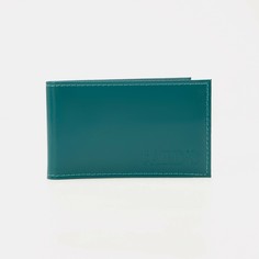 Визитница, 18 карт, цвет бирюзовый NO Brand