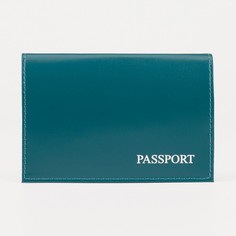 Обложка для паспорта, цвет бирюзовый NO Brand