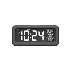Часы настольные, электронные, с будильником, календарем, от usb, 15.3 х 8.1 х 6.3 см NO Brand