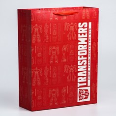 Пакет ламинированный вертикальный , 31 х 40 х 11 см, трансформеры Hasbro
