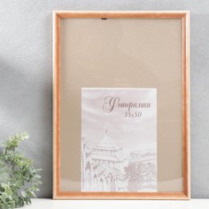 Фоторамка сосна с20 35х50 см (пластиковый экран) NO Brand