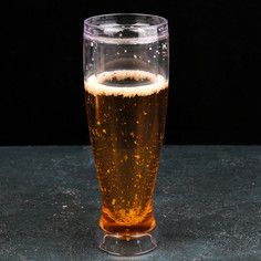 Бокал для пива охлаждающий, 450 мл, цвет прозрачный NO Brand