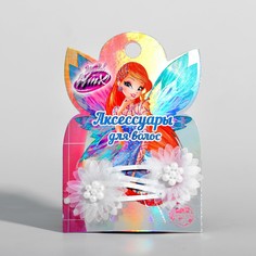 Набор заколок с цветком, феи винкс, 2 шт. Winx