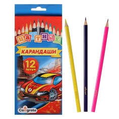 Карандаши цветные 12 цветов Calligrata