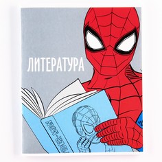 Тетрадь предметная 48 листов, линейка, Marvel