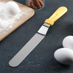 Лопатка-палетка с пластиковой ручкой, изогнутая, 32 см, рабочая поверхность 19,5 см NO Brand