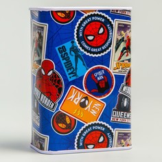 Копилка металлическая, 4,8 см х 7,8 см х 10,8 см Marvel