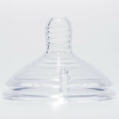Соска для бутылочки, +6мес(х)., быстрый поток, широкое горло 50мм.