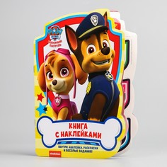 Набор для творчества с наклейками, paw patrol, 14 листов