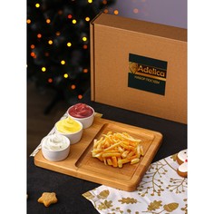 Подарочный набор деревянной посуды adelica