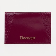 Обложка для паспорта, цвет фиолетовый NO Brand