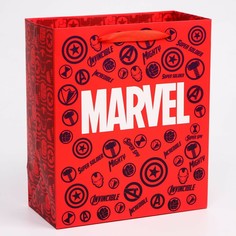 Пакет ламинированный вертикальный, 23 х 27 х 11,5 см Marvel