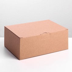 Коробка подарочная складная, упаковка, 26 х 19 х 10 см Дарите Счастье