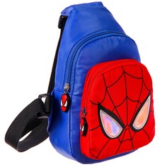 Сумка на плечо, синяя, человек-паук Marvel