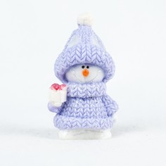 Силиконовая форма для мыла снеговичок №2 NO Brand