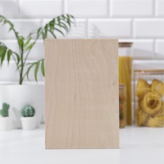 Доска разделочная деревянная доляна, 28×19×0,5 см