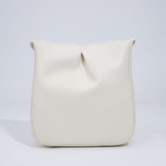 Сумка кросс-боди на молнии, цвет белый NO Brand