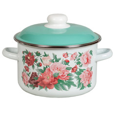 Кастрюля 4,0л цилиндрическая армель СтальЭмаль