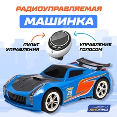 Машина радиоуправляемая voice, голосовое управление, русский язык, цвет синий Автоград