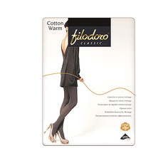 Колготки cotton warm nero Filodoro