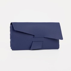Футляр для очков на затяжке, длина 16 см, цвет синий NO Brand