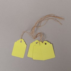 Бирки садовые для маркировки, 4,5 × 3 см, набор 20 шт., пластик, микс, greengo