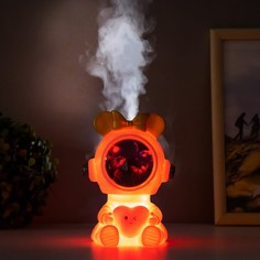 Ночник-увлажнитель мишка космонавт led usb белый 12х12х16,5 см Risalux
