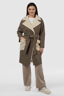 Пальто женское утепленное (пояс) EL Podio