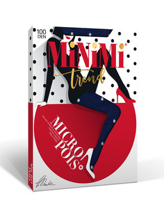 Колготки жен.mini micro pois 100 bordo Minimi