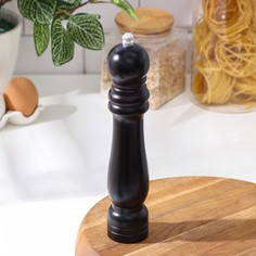 Мельница для специй доляна, 25×4,5 см, металлический механизм, цвет черное дерево