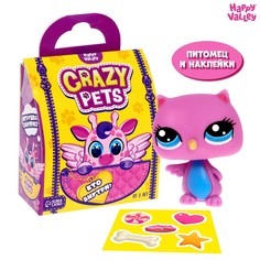 Игрушка-сюрприз crazy pets с наклейками Happy Valley