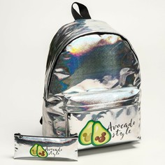 Рюкзак школьный с пеналом, 38х30х11 см, микки маус Disney
