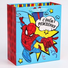 Пакет ламинированный вертикальный, 23 х 27 х 11,5 см Marvel