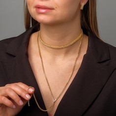 Набор 2 предмета: серьги, чокер NO Brand