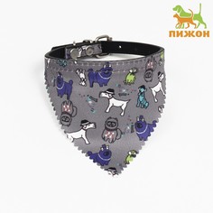 Ошейник с косынкой Пижон