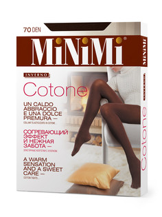 Колготки mini cotone 70 moka Minimi