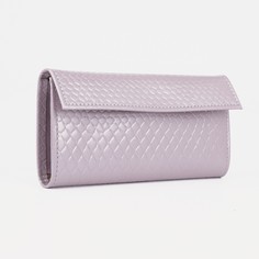 Кошелёк на кнопке, цвет сиреневый Textura