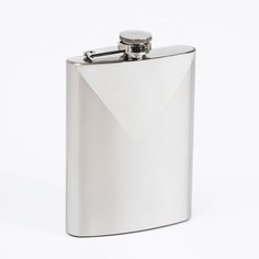 Фляжка, 240 мл, 8 oz, под нанесение, 9.5 х 14 см NO Brand
