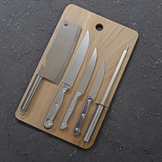 Набор кухонных ножей NO Brand