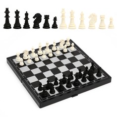 Шахматы магнитные, доска 24.5 х 24.5 см NO Brand