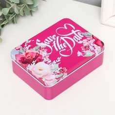 Шкатулка металл прямоугольная NO Brand