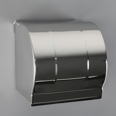 Держатель для туалетной бумаги, без втулки 12×12,5×12 см, цвет хром зеркальный NO Brand