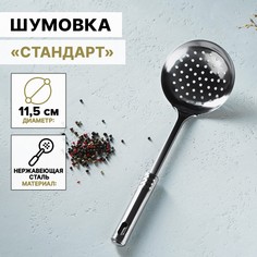 Шумовка из нержавеющей стали доляна
